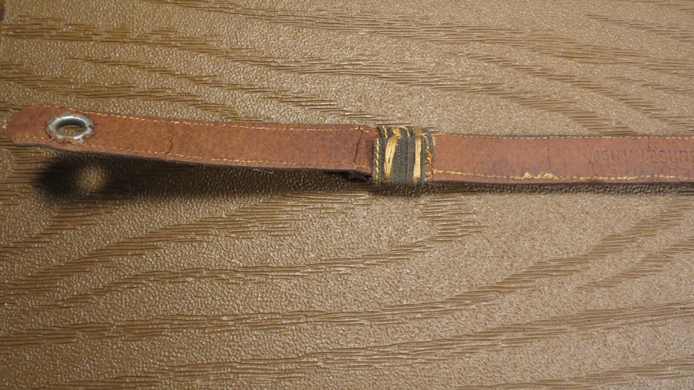 WW2 USN US Navy Hat Cap Adjustable Bullion Chinstrap Strap H&H