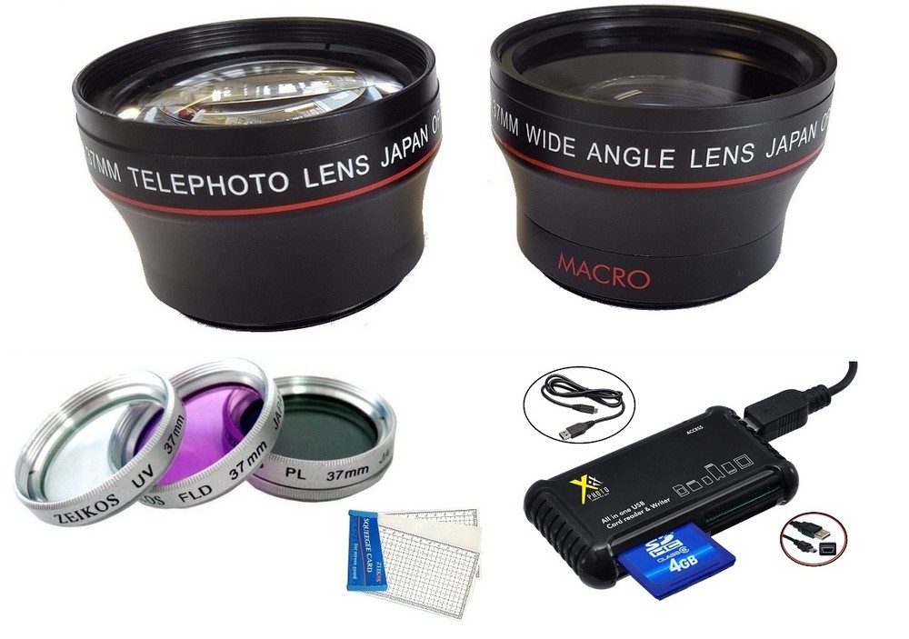 7-Pc Super Saving HD Accessory Kit for Panasonic Lumix DMC-GF5X (All Color)
