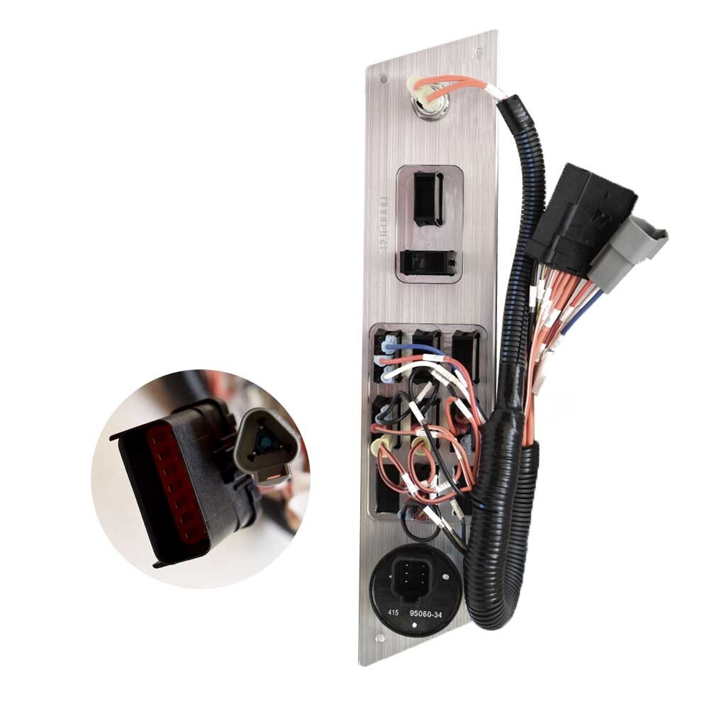 MasterCraft Boat Ignition Switch Panel 500604 | X20 Inboard Aluminum