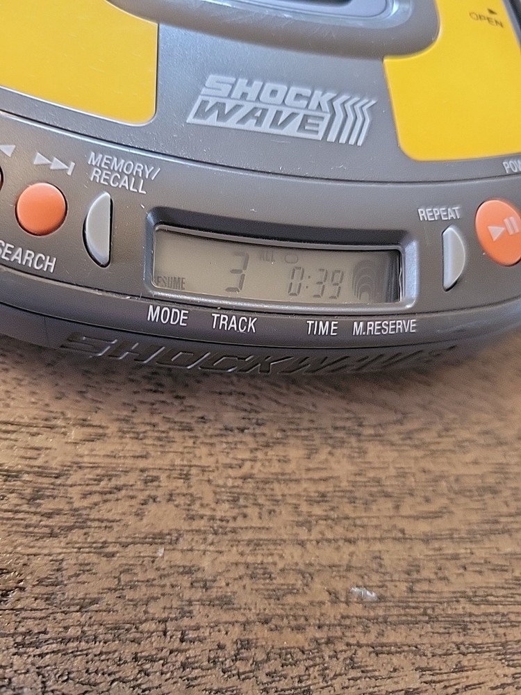 Panasonic ShockWave Portable CD Player Walkman SL-SW202
