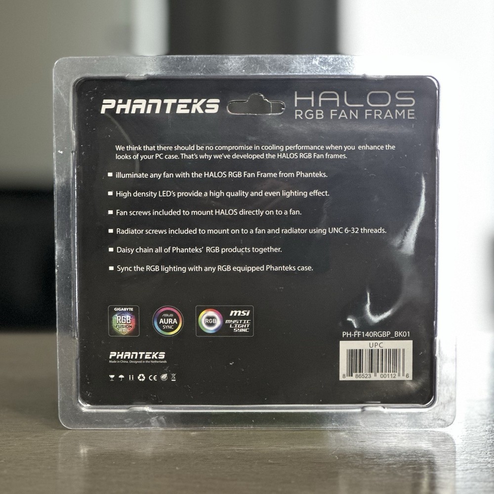 Phanteks Halos 140mm RGB Fan Frame - New Sealed