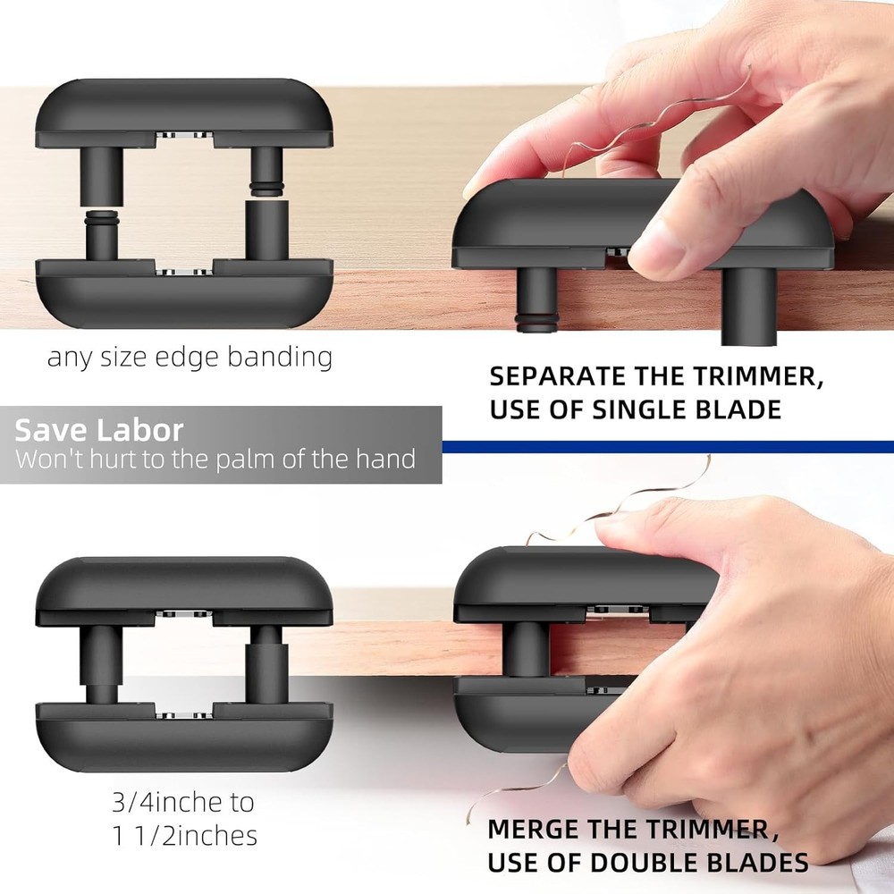 Efficient Handheld Edge Planer for Woodwork - Lightweight and Ergonomic Design
