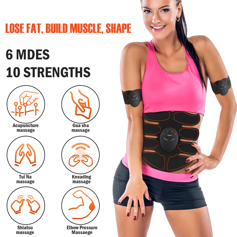 EMS ABS Muscle Trainer Abdominal Hip Buttocks Stimulator Electric Smart Training