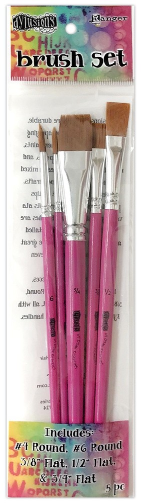 Dyan Reaveley's Dylusions Brush Set 5/Pkg-