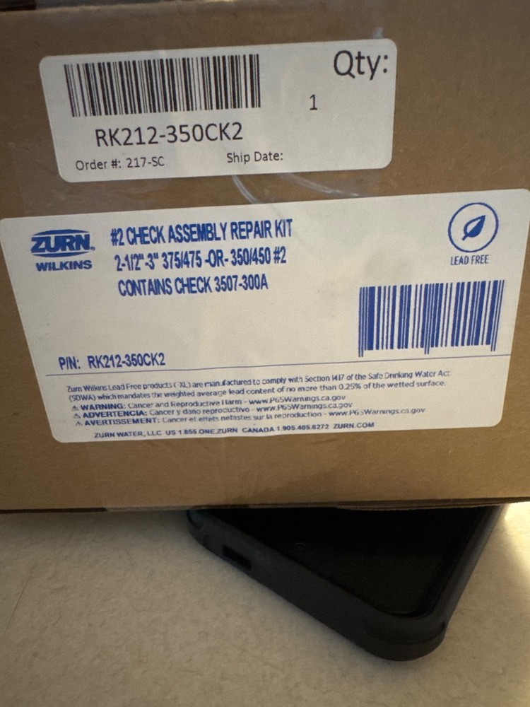 375/475/350/450 #2 2-1/2-3” #2 check valve assembly
