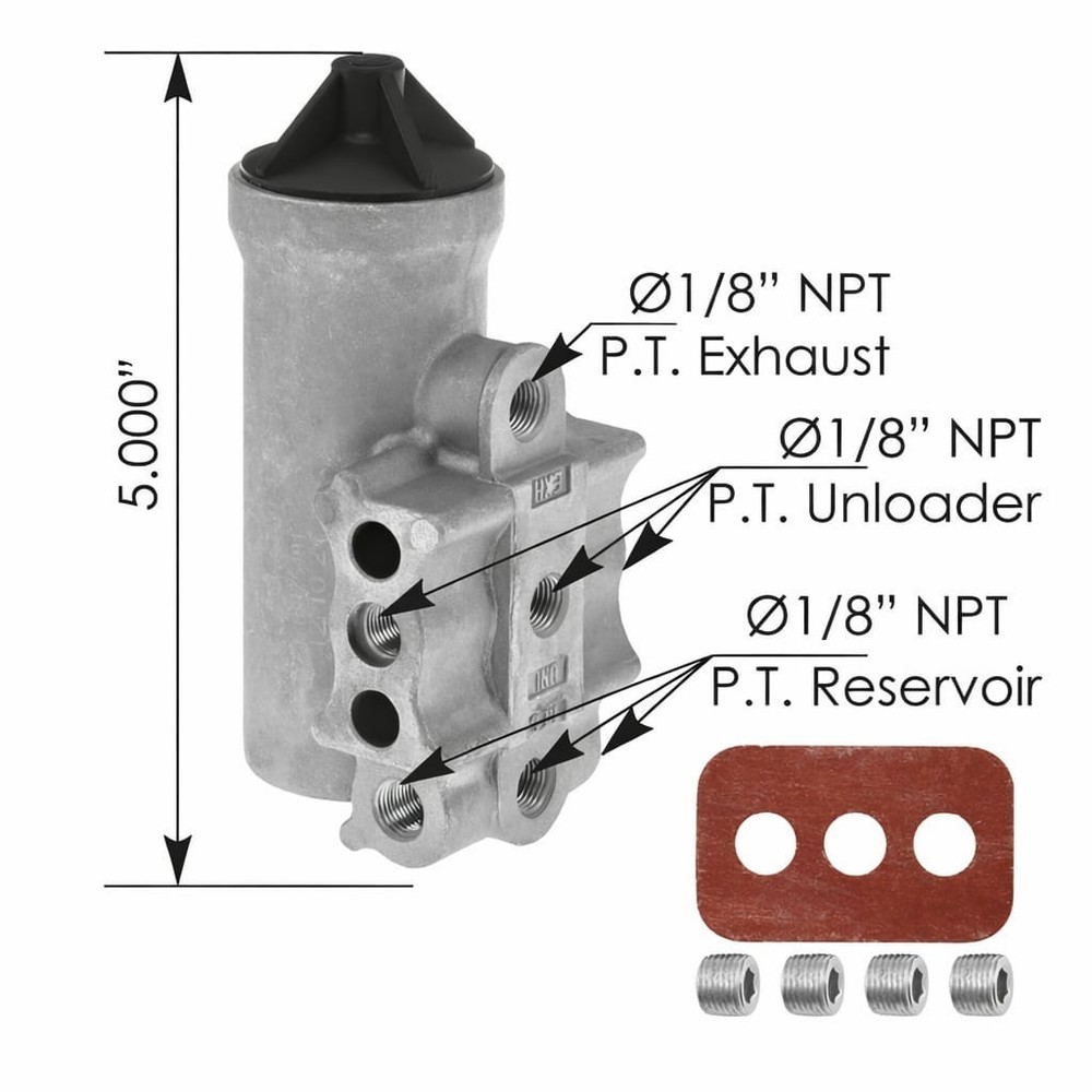 D2 Type Air Governor – Includes Gasket & Plugs – Compatible with OEM 275491