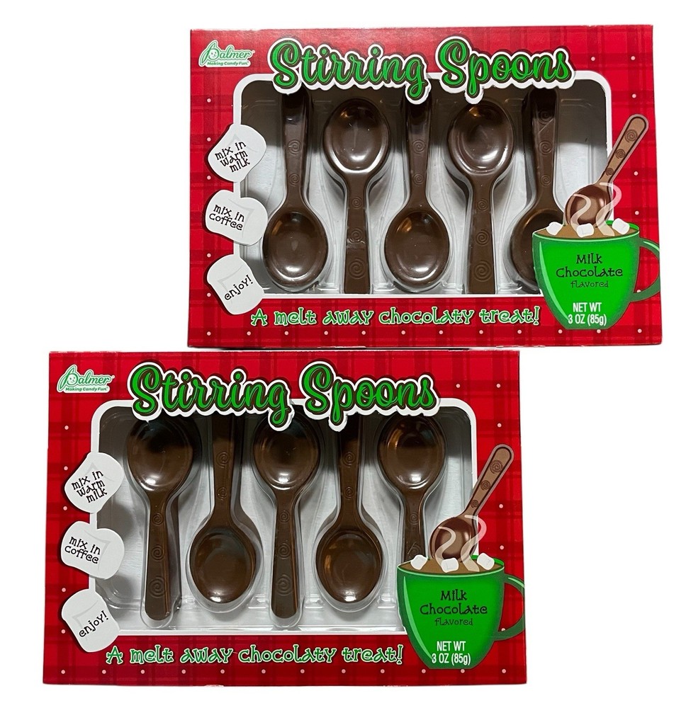 NEW Chocolate Candy Spoons.  10 Pieces