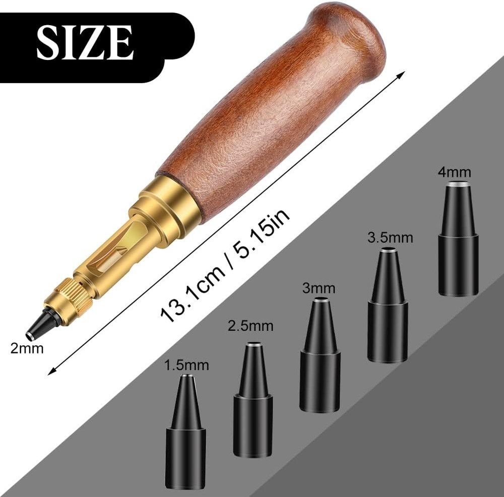Leather Craft Tools Working Kit with Custom Storage Bag...