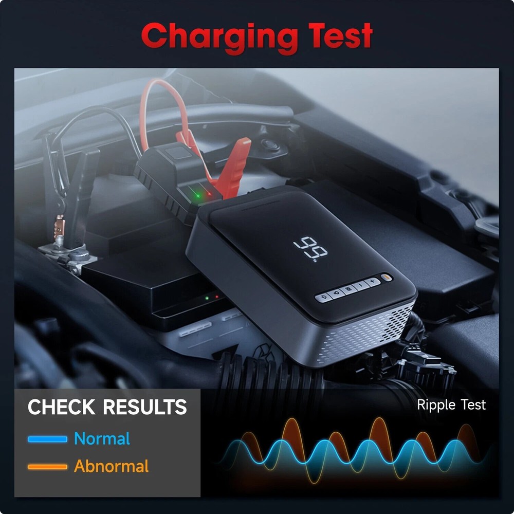 ANCEL BA101 100-2000 CCA Car Auto Load Battery Tester Tool Digital Analyzer 12V