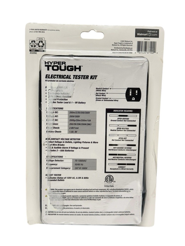 Hyper Tough Electrical Tester Kit