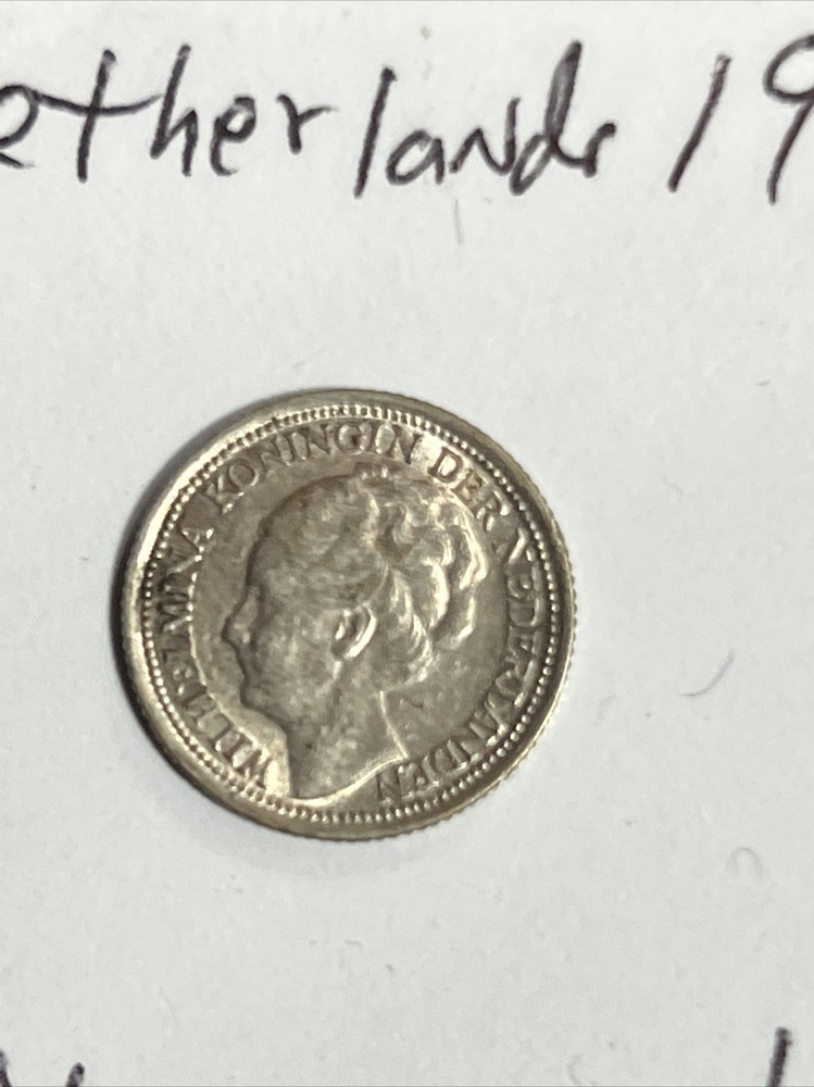 Netherlands - Silver 1939 10c - Wilhelmina F1107