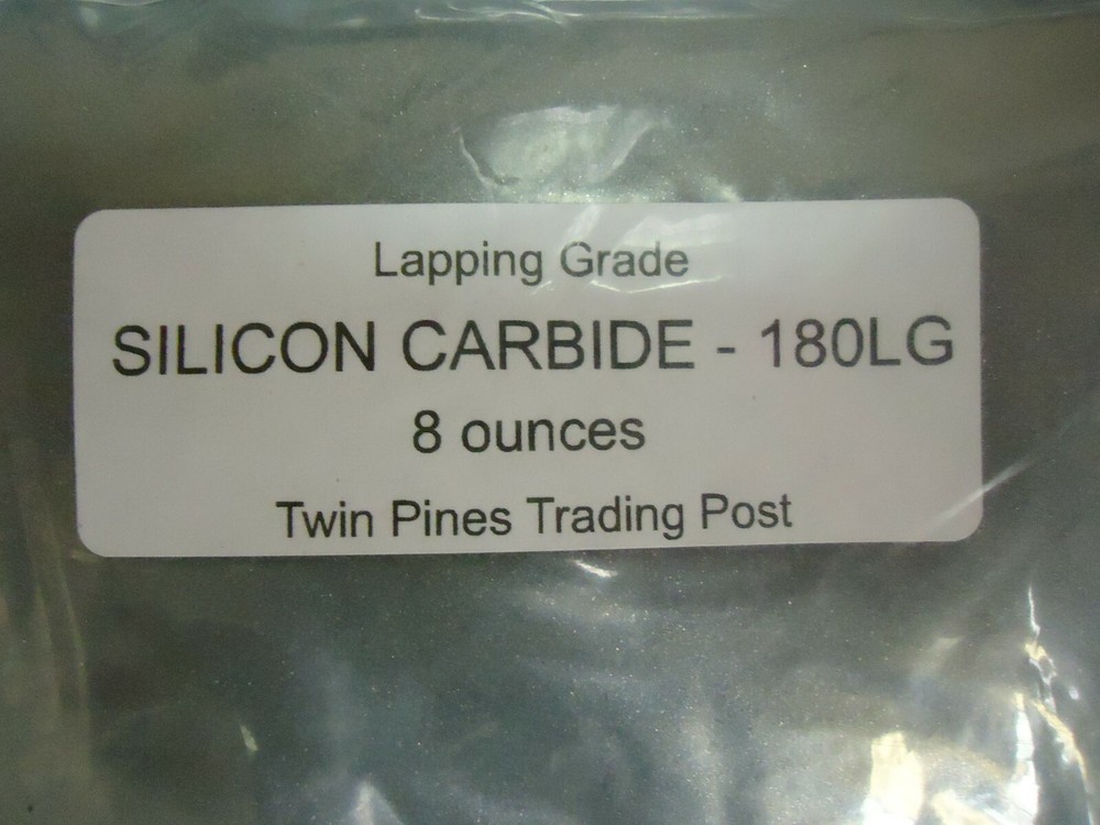 Silicon Carbide Abrasive 180 Grit Lapping Grade - 1 Pound