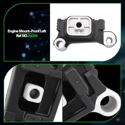 4pcs Engine Motor and Trans Mount Kit Compatible with A7379 A7382 A7380 A7376