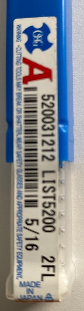 OSG "A" 520031212 Screw Machine Drill Bit