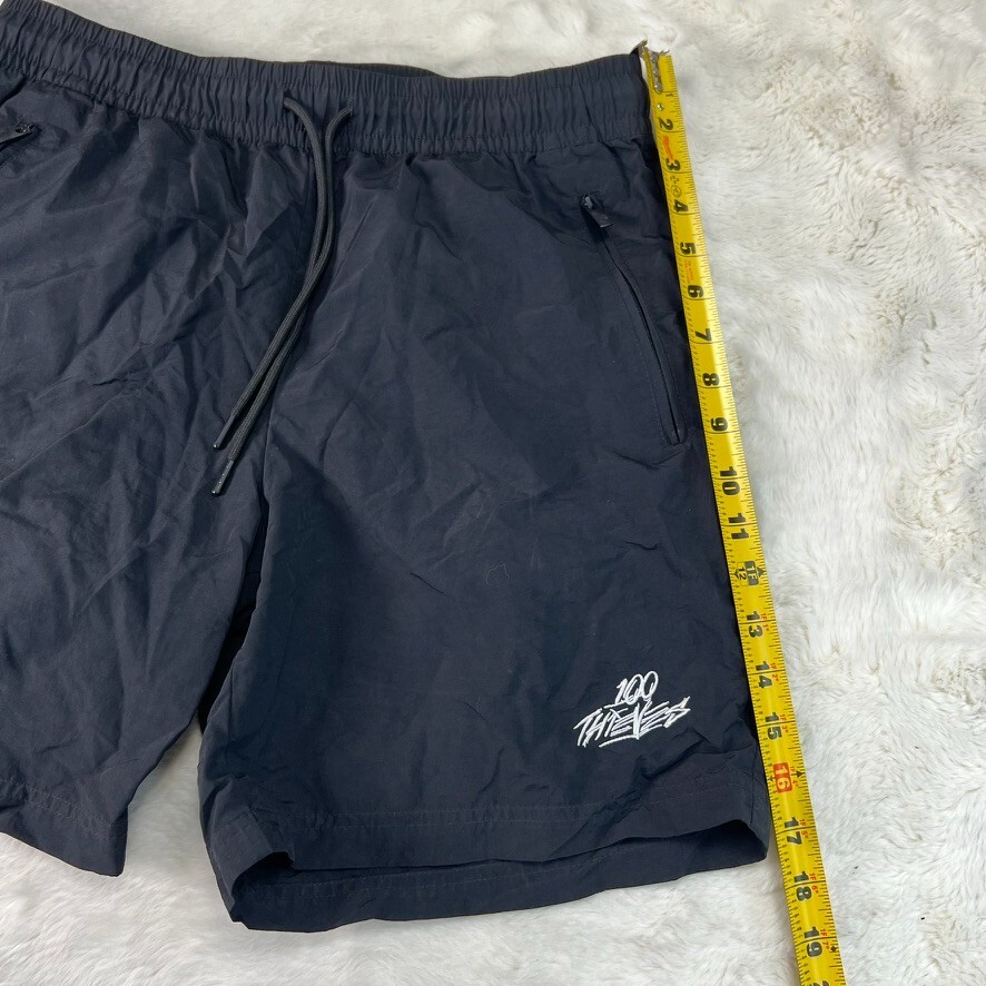 100 Thieves Foundations Nylon Shorts Mens Medium Black