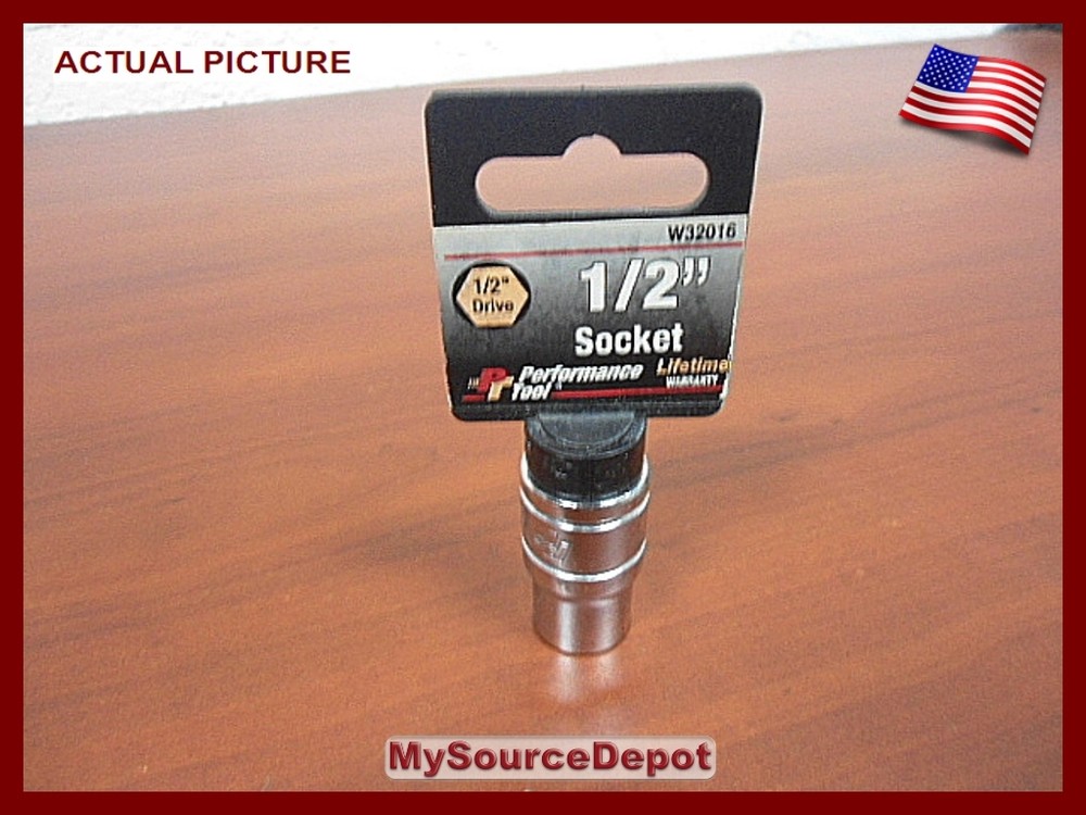1/2" SHORT SOCKET / 6 POINT / 1/2" DRIVE