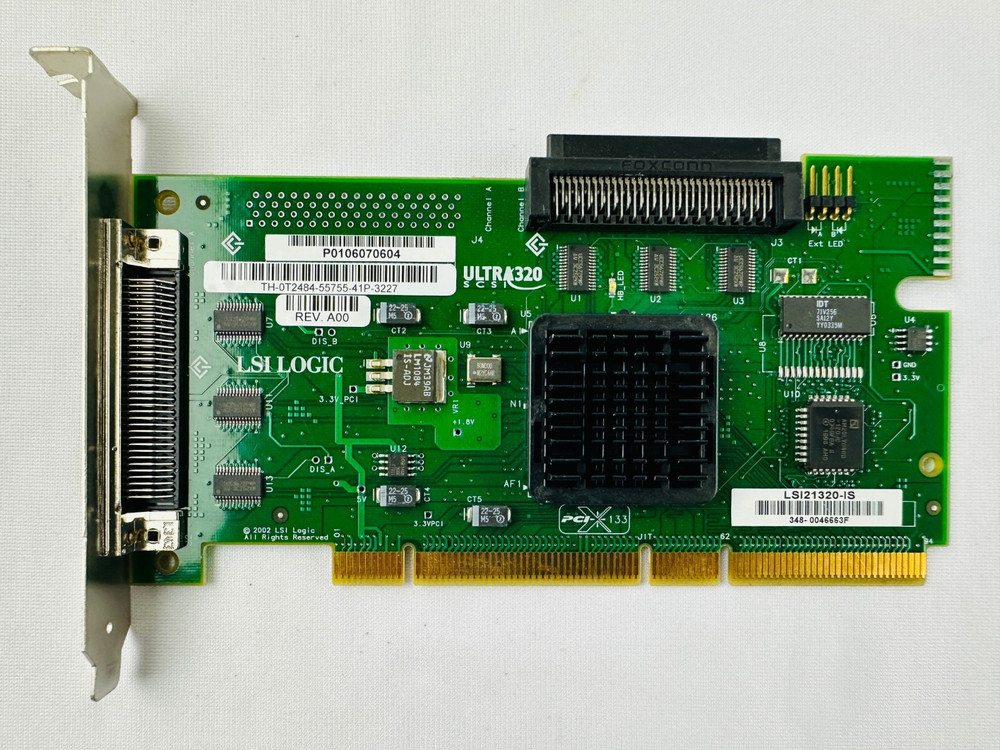 LSI Logic LSI21320-IS SCSI Controller Card