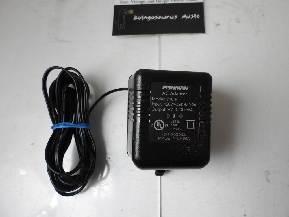 OEM Fishman 910-R 9-Volt DC Power Supply Effects Pedal Adapter