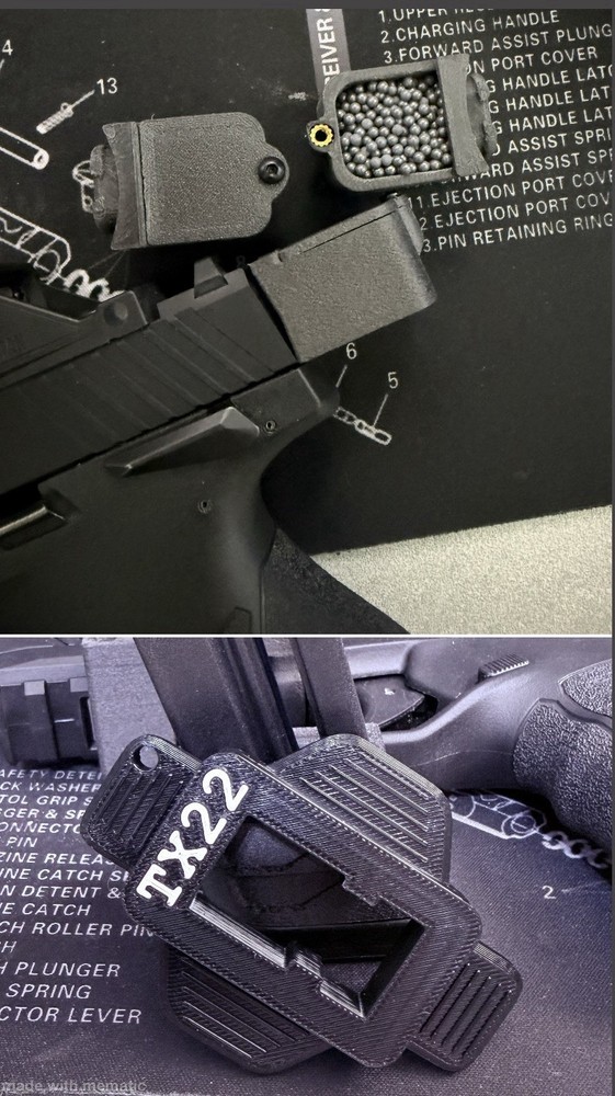 Taurus TX22 Slide Weight And Speed Loader