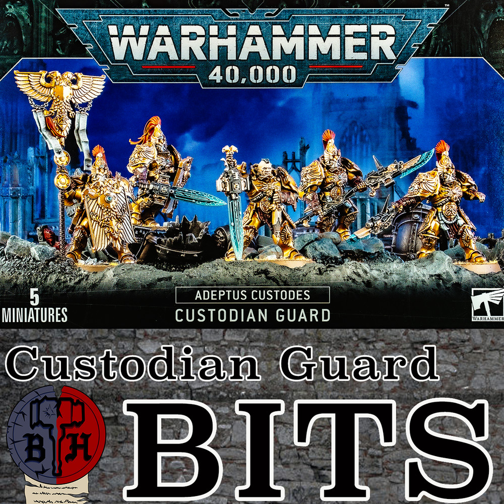 Warhammer 40K Adeptus Custodes Custodian Guard Squad BITS Games Workshop