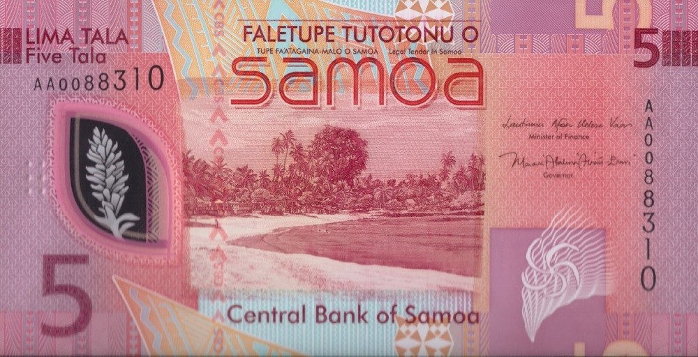 SAMOA 5 TALA 2023 P-47 UNC