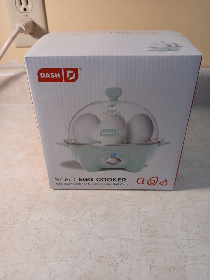 DASH Rapid Egg Cooker 6 Egg Capacity Electric Egg Cooker for Hard Boiled Egg