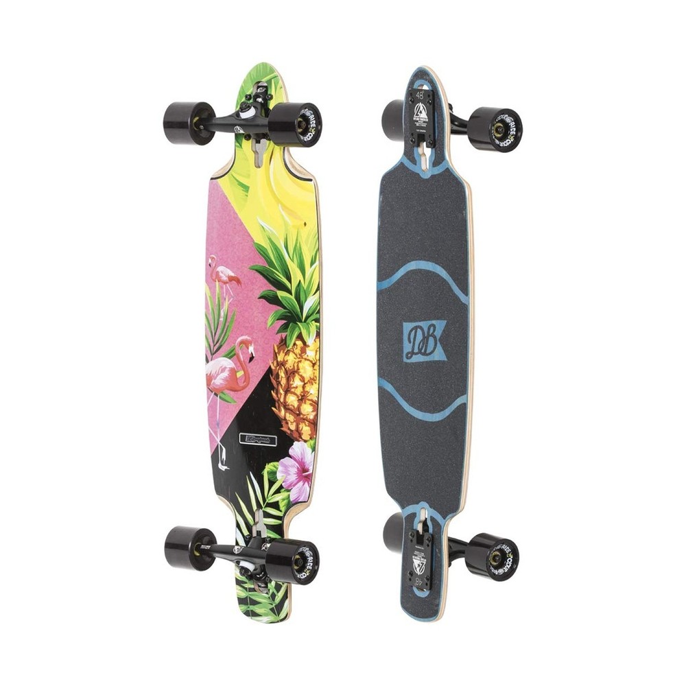 DB Longboards Dagger 36" Piña Colada Maple Longboard Complete, Green