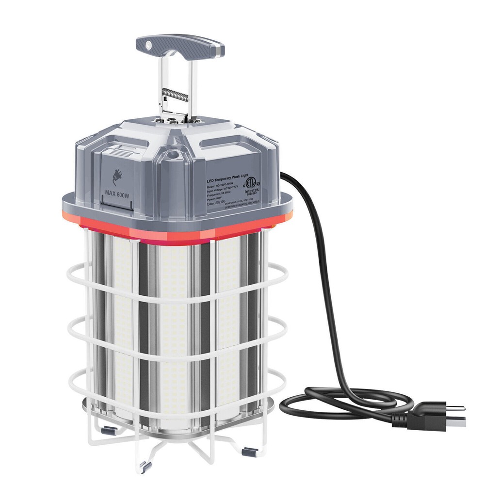100W LED Temp Jobsite Lightings Linkable Work Light for Construction Workplace