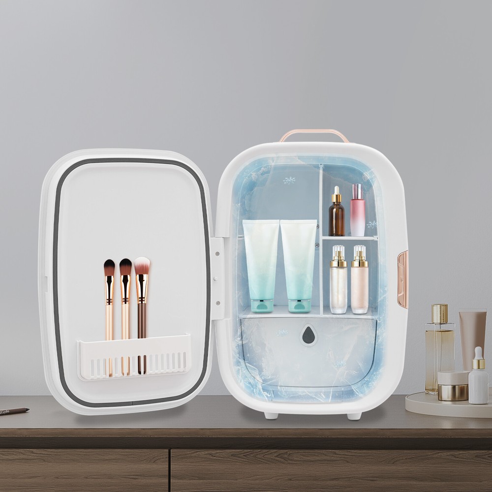 Cosmetic Refrigerator Mini Refrigerator Tabletop Tiny Fridge for Skincare&Makeup