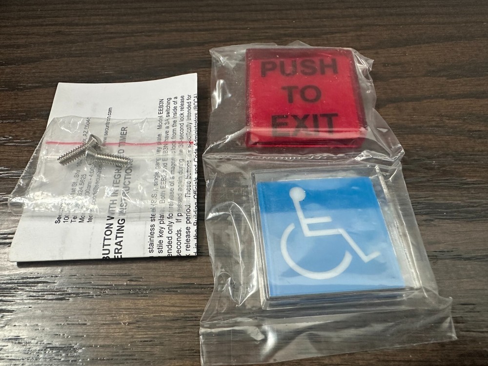 NEW Securitron EEB2 Emergency Exit Button FREE SHIPPING !!!