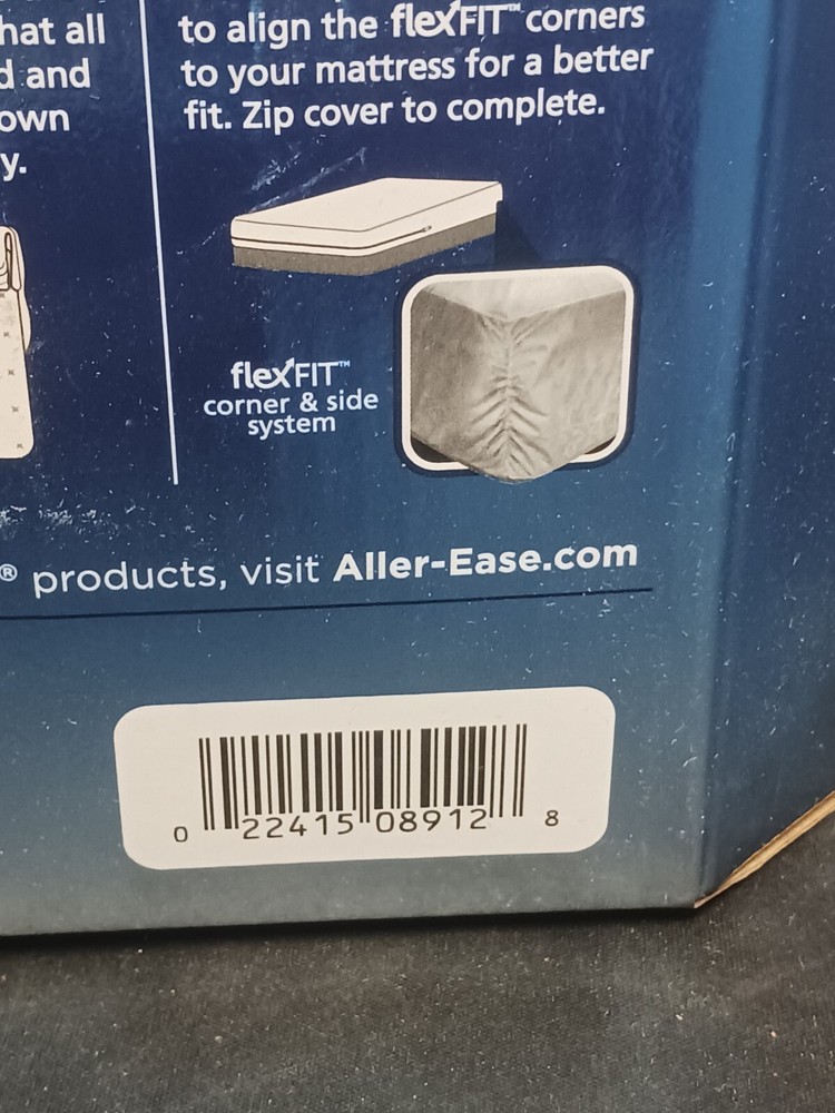 Maximum Mattress Protector White AllerEase Waterproof Washable Full Size