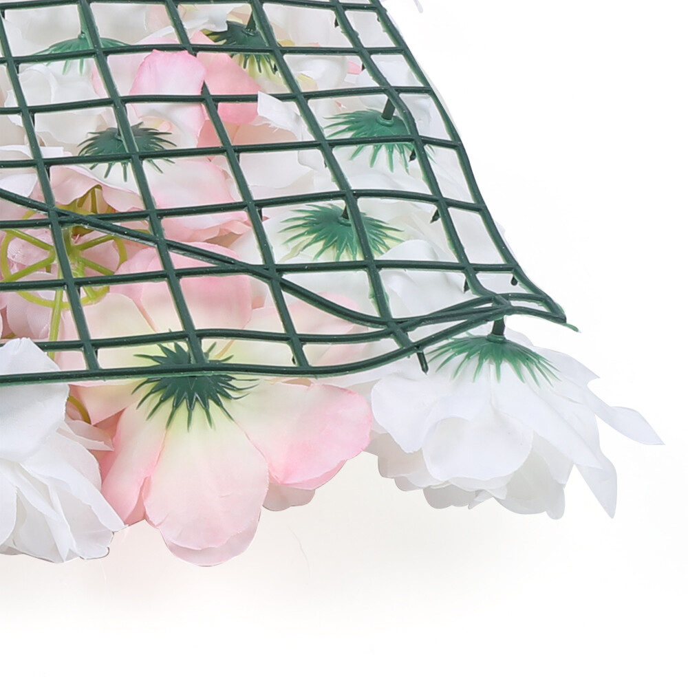 For Wedding Background Decor 20pcs Artificial Silk Flower Wall Board 60x40cm