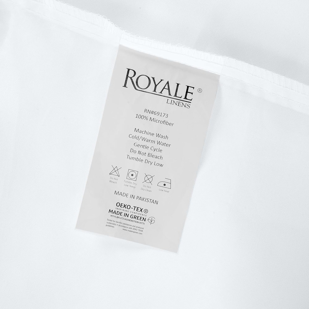 6 Pack Twin Fitted Sheet Set - Bottom Sheet - Ultra Soft & Breathable - Brushed