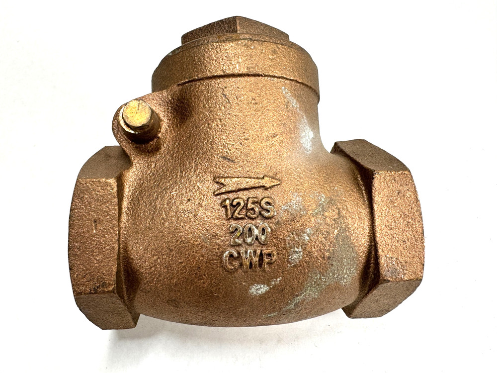 Bronze Swing Check Valve 2" NPT Thread End 125-S / 200-CWP