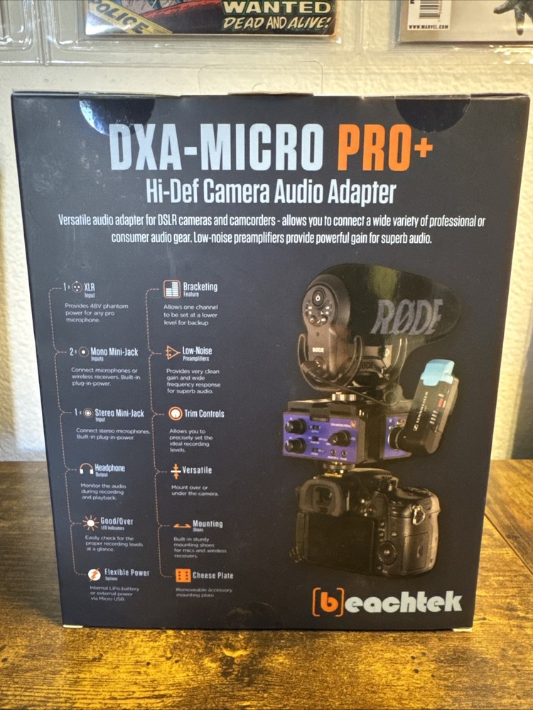 Beachtek DXA-Micro Pro+ High Definition Camera Audio Adapter -