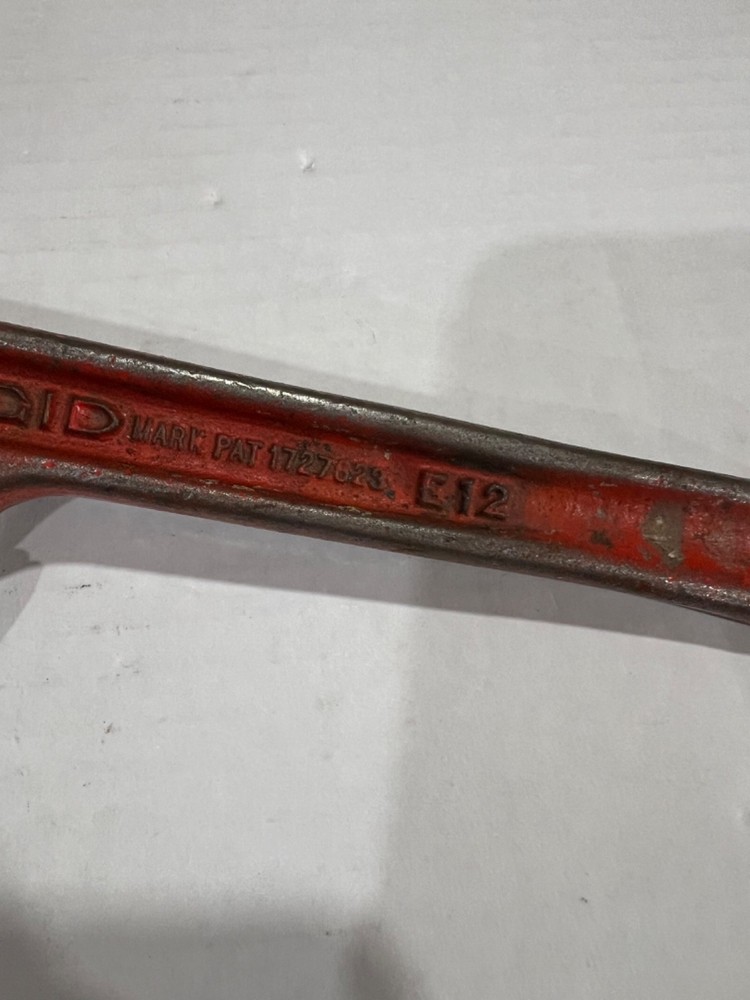 Ridgid 12" Offset Pipe Wrench E12 USA
