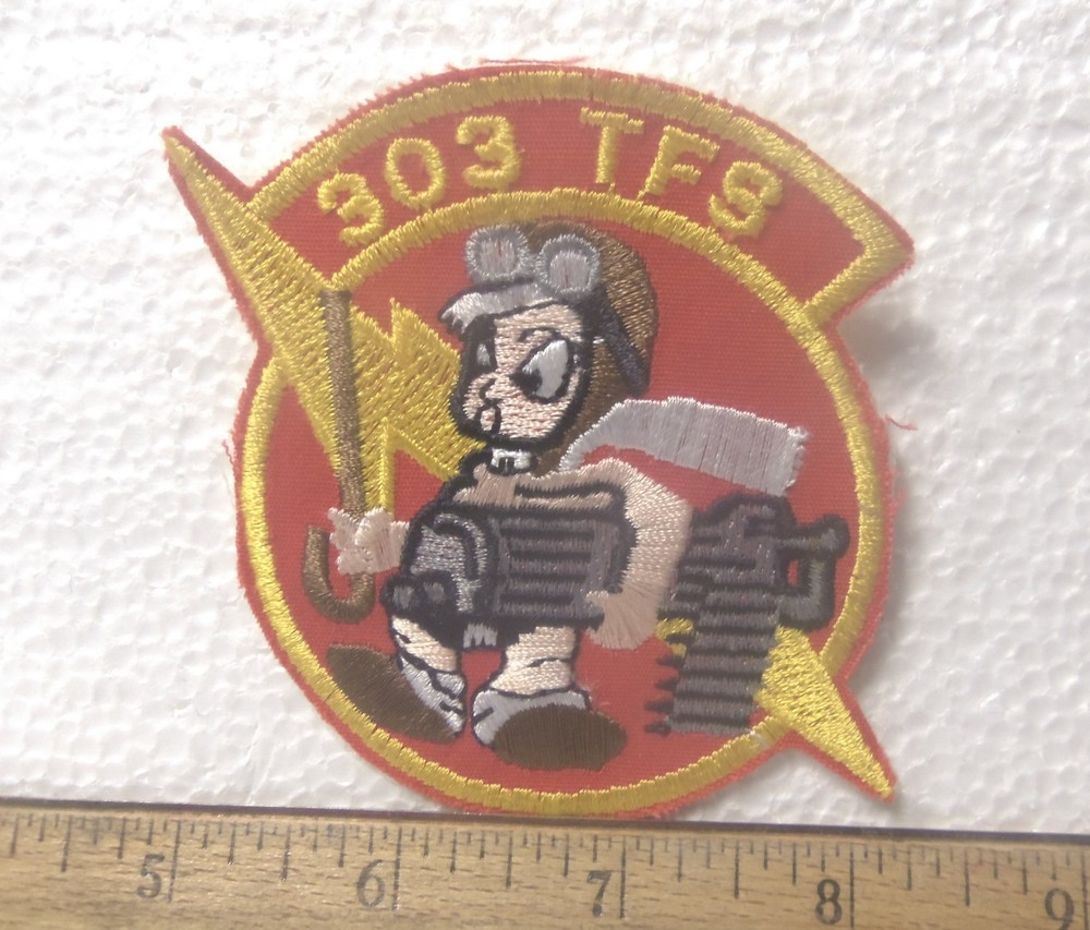 US Air Force - 303rd TFS Embroidered Patch