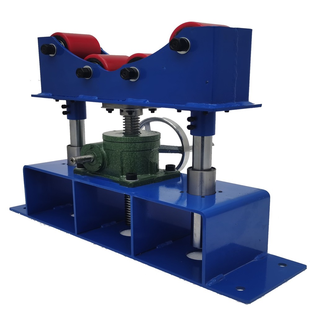 Welding Roller Bracket Manual Rolling Support Frame for Weld 1100LBSTravel 150mm