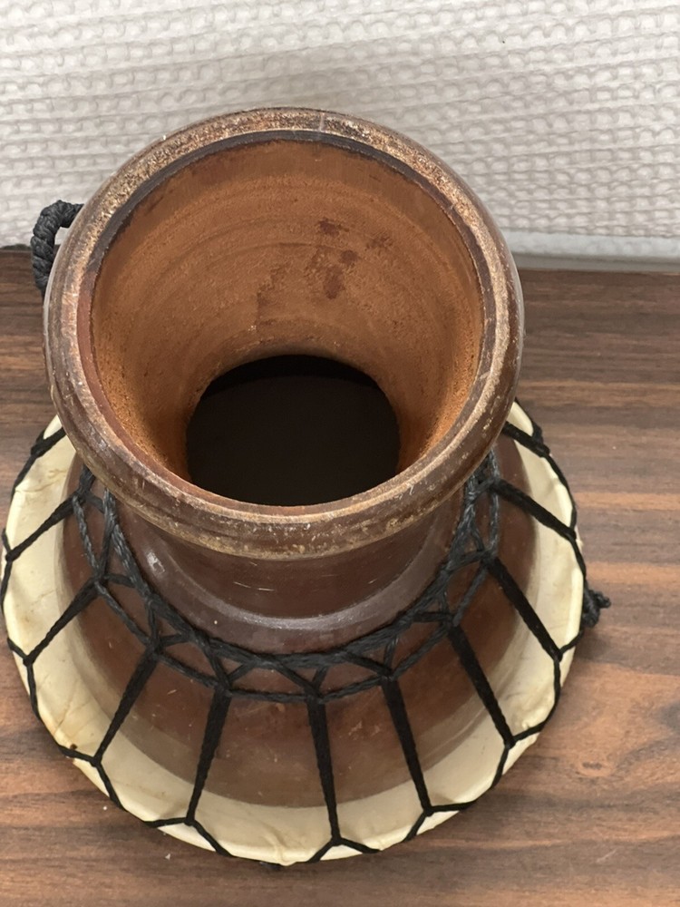 Vintage handmade Djembe drum