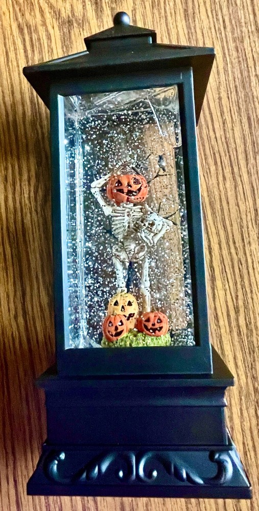12-inch Enchanted Jack-O-Lantern Glitter Lantern