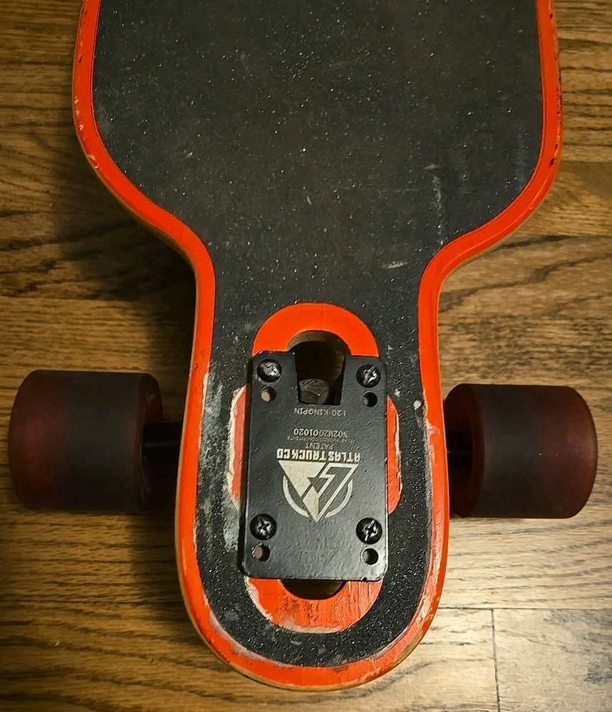 DB Phase 40" Longboard Red and Black With Cloud Ride Wheels