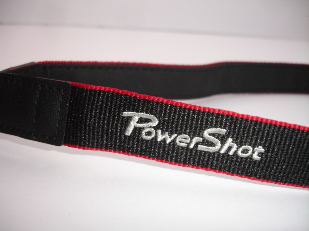 CANON Powershot CAMERA NECK STRAP Black / Red