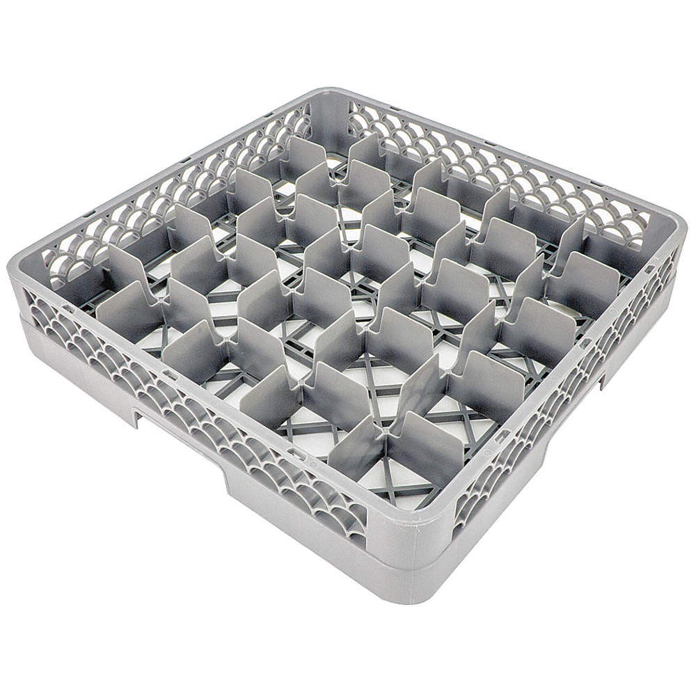CRESTWARE RBC25 Glass Rack,19 1/2" L,Gray 38EV91