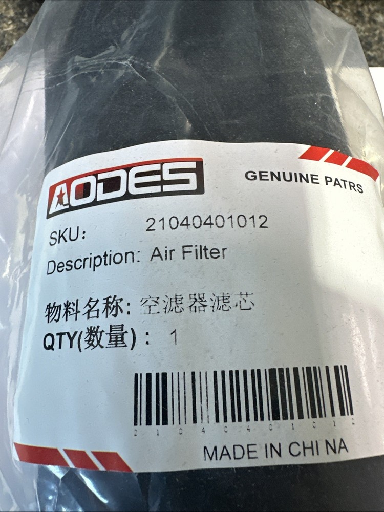 Odes Air Filter 21040401012. Odes 1.