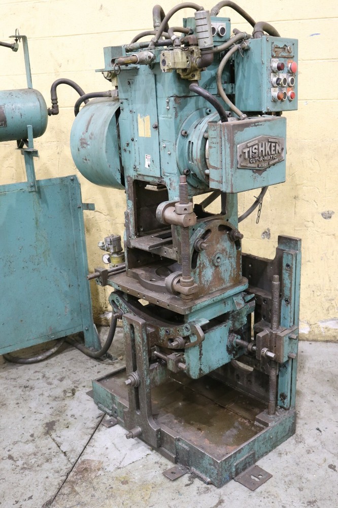 18 TON TISHKEN MODEL #COT-6 CUTOMATIC CUTOFF PRESS: YODER #70959