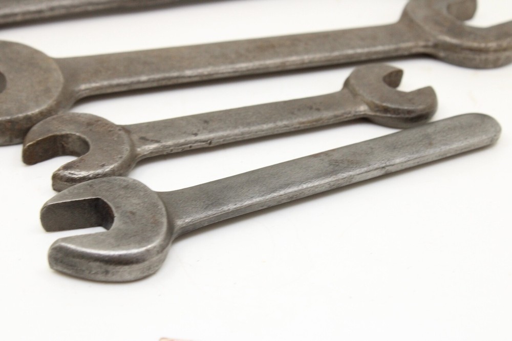 (4) Fairmount Collector Wrenches Assorted Size Double and Single Open End USA