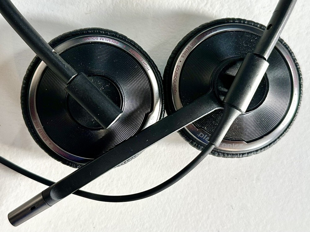 Plantronics Blackwire C520-M Stereo Computer Headset USB Connection Black TESTED