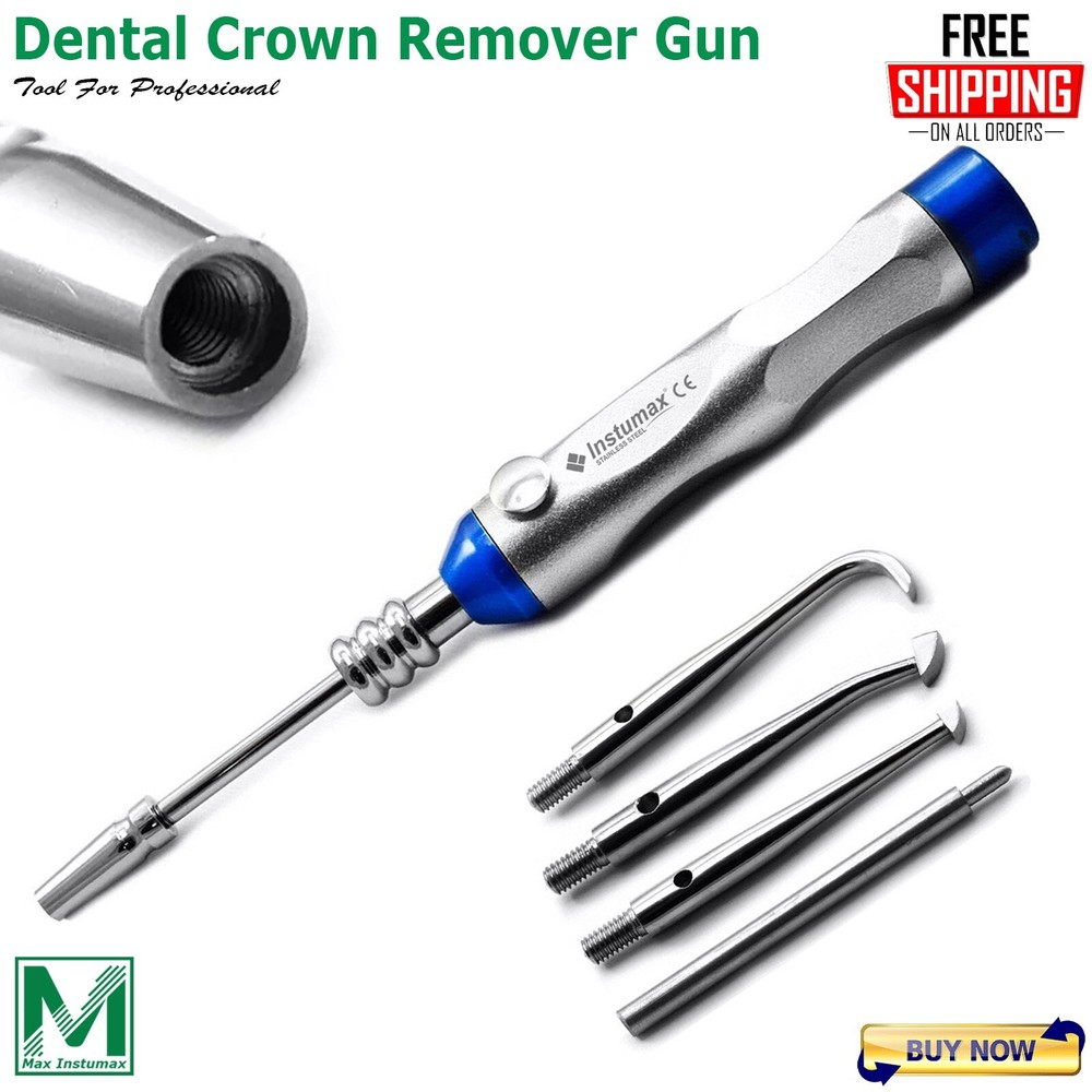 Automatic Dental Crown Remover Gun Set Surgical Oral Instruments Tools German Gr