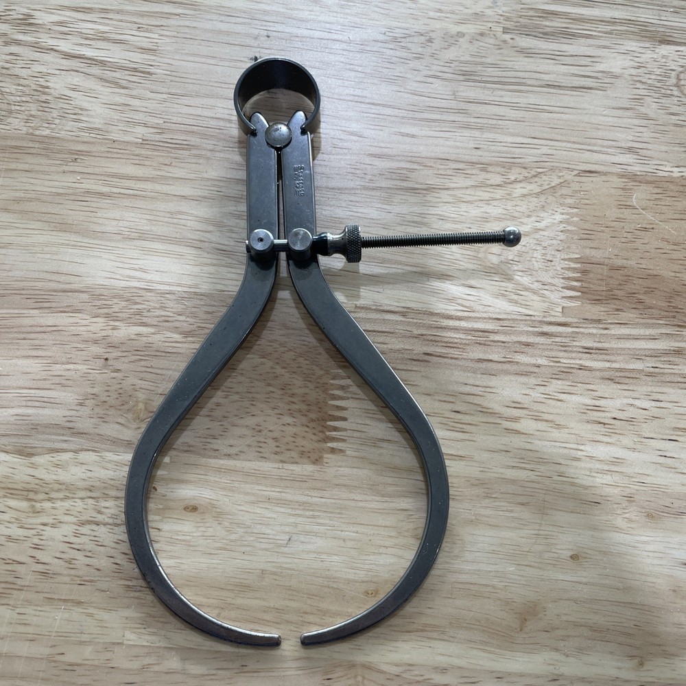 Starrett 79A-6 Yankee Spring-Type Outside Caliper with Spring Nut 6"