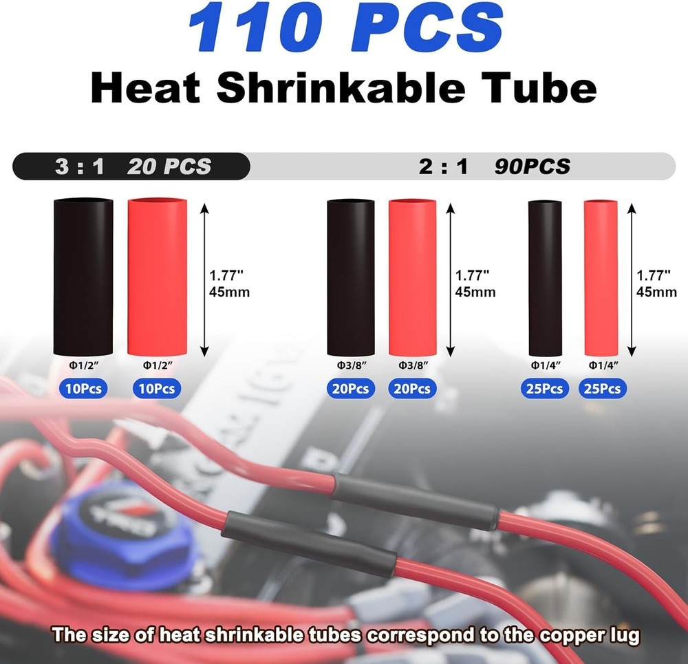 Professional Battery Cable Crimping Tool - Complete Kit